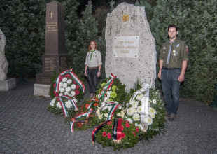 1956-os forradalom és szabadságharc ünnepi koszorúzása október 23-án 