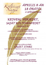 Költészet napi versünnep és Quiet Stars koncert a Gyémántban