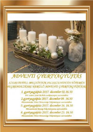 1. adventi gyertyagyújtás