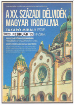 Takaró Mihály irodalmi estje - A XX. századi Délvidék magyar irodalma