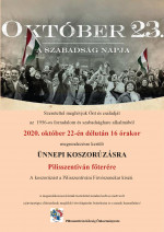 Ünnepi koszorúzás az 1956-os forradalom és szabadságharc tiszteletére